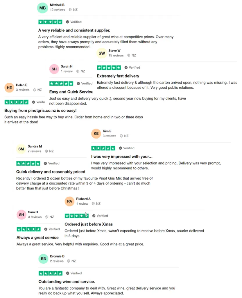 Trust Pilot reviews